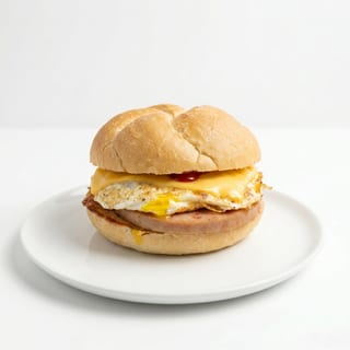 Pork Roll Egg Sandwich With Cheese
