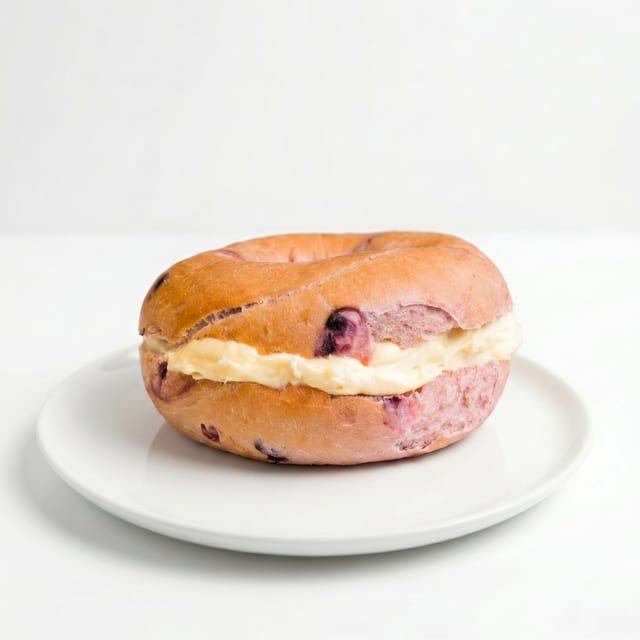 Bagel With Lox Spread.