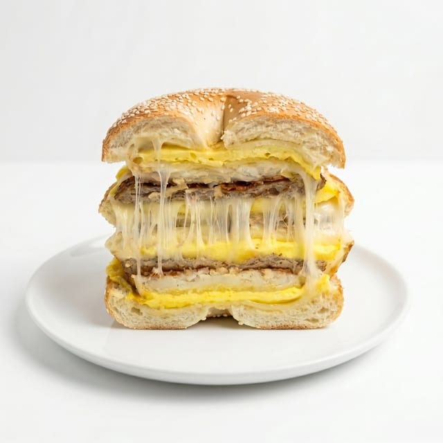 Sausage, Egg & Cheese Sandwich.