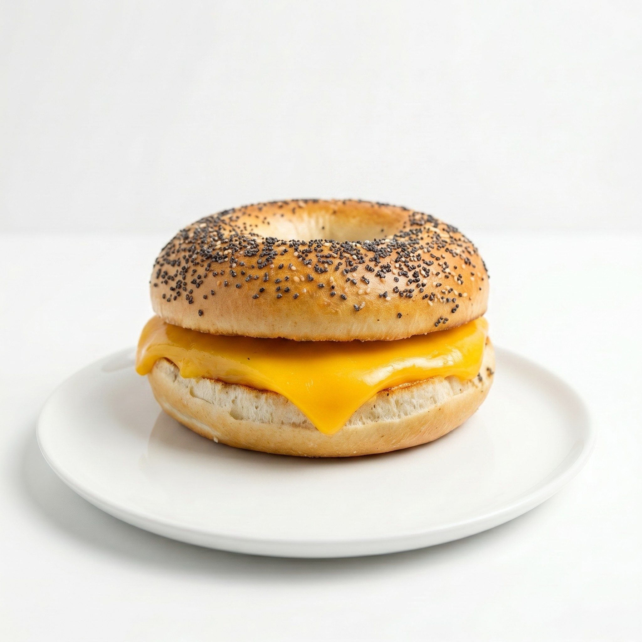 Grilled Cheese Bagel Sandwich.