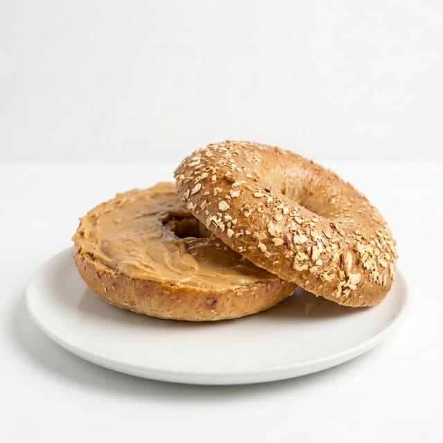 Bagel With Peanut Butter.