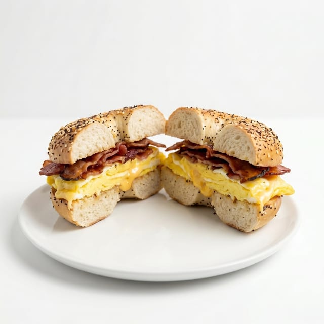 Bacon, Egg & Cheese Combo Sandwich.