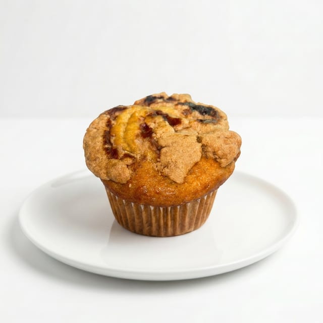 Blueberry Crumb Muffin.