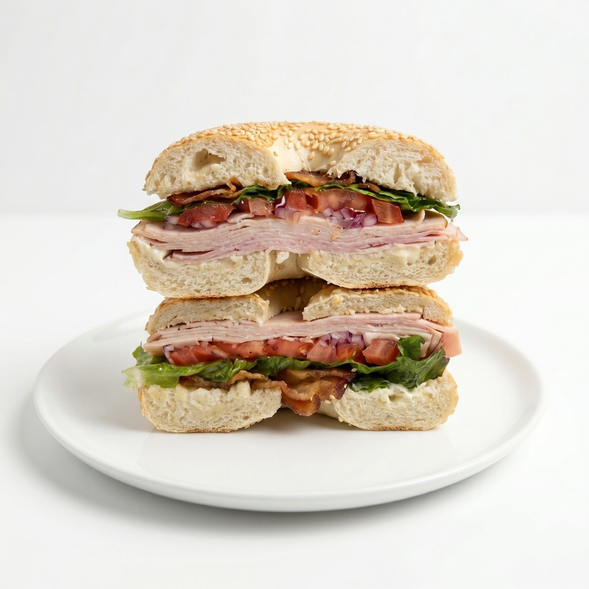 Bagel Club Sandwich.